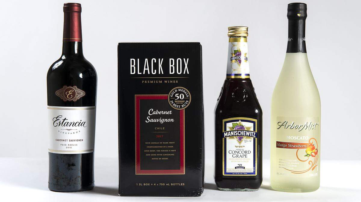 Selection of E.&J. Gallo wine labels recently purchased from Constellation Brands. Photographed in The Modesto Bee studio in Modesto, Calif., Thursday, April 19, 2019.