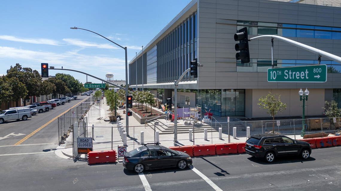 Key street in downtown Modesto is back open after more than a year. What to know