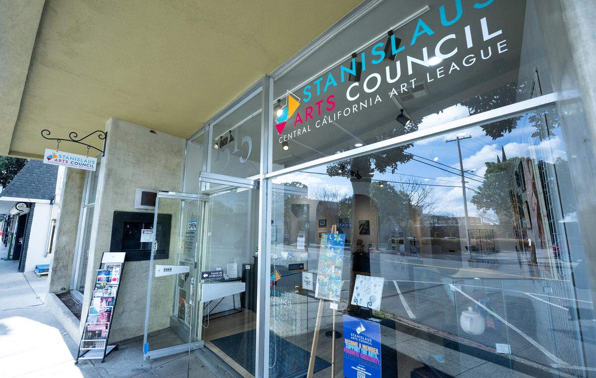 Stanislaus Arts Council gallery on J Street in Modesto, Thursday, March, 6, 2025.