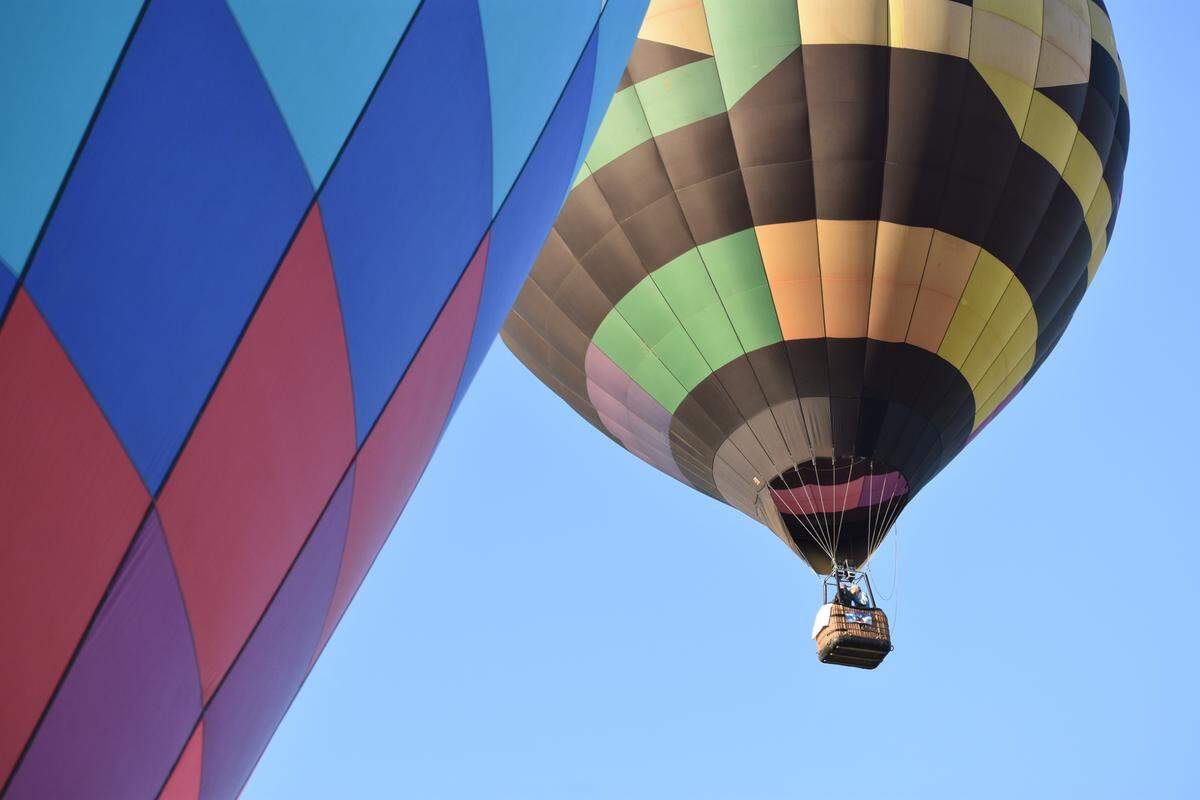 The first Skies the Limit hot-air balloon festival was held at River Bluff Regional Park in Ceres, California, on Saturday, June 17, 2023. Ten teams of balloonists took part. Spectators had to be there early to witness the launches, as most occurred between 6 and 7 a.m.