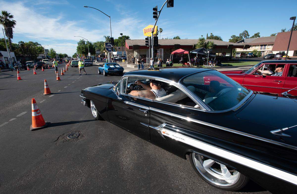 Graffiti car parade on McHenry Avenue in Modesto, Calif., on Friday, June 10, 2022.