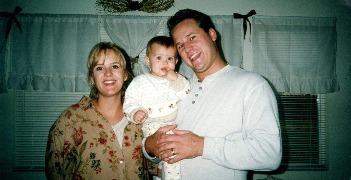 Julie Christenson, Ash Ruder, father Bryan Christenson