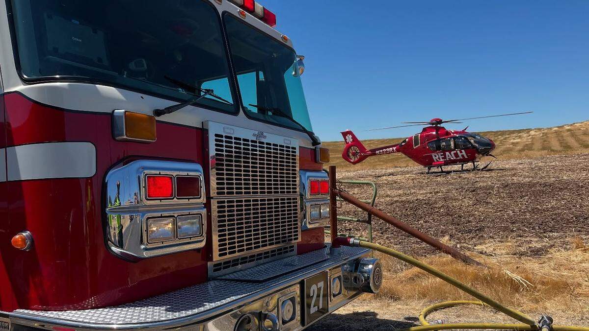 A driver was flown to a local hospital with severe injuries following a three-vehicle collision at Milton Road and Highway 4 on Friday, Aug. 8, 2025. The driver later died.