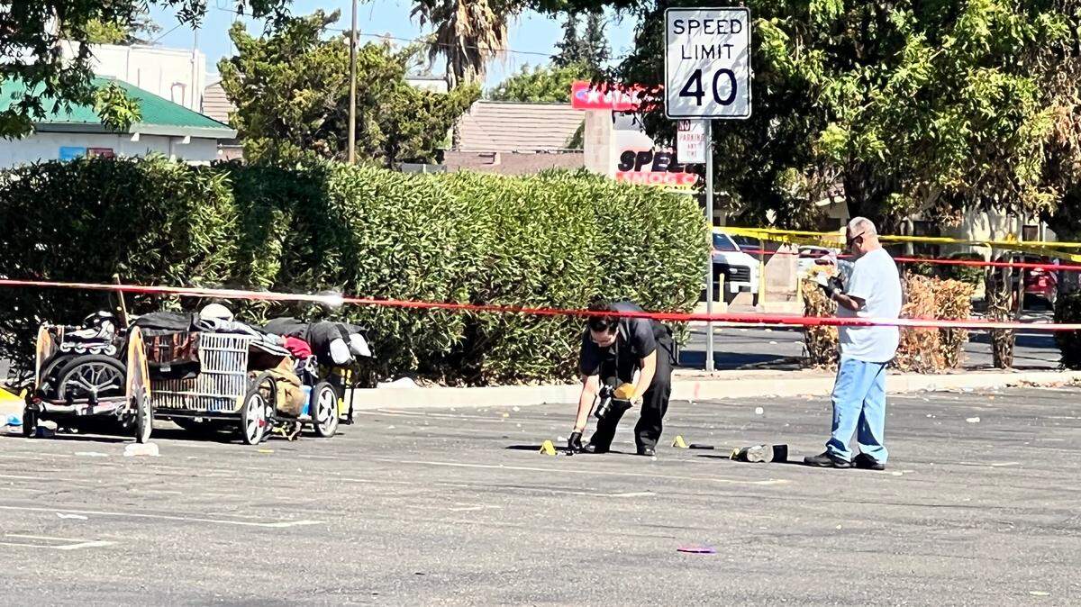 One man was killed and another injured in a shooting on McHenry Avenue Thursday, Sept. 23, 2022.