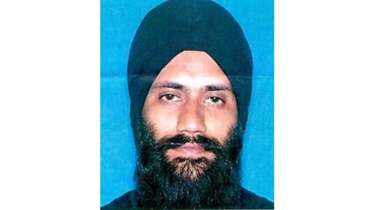 This photo of Ceres resident Sandeep Singh is from his January 2016 arrest by Turlock police. He was arrested on suspicion of assault with a deadly weapon. the police chief said, because he swung a ceremonial sword at a group of people during a fight at the Sikh Temple in Turlock. The charge later was dismissed.