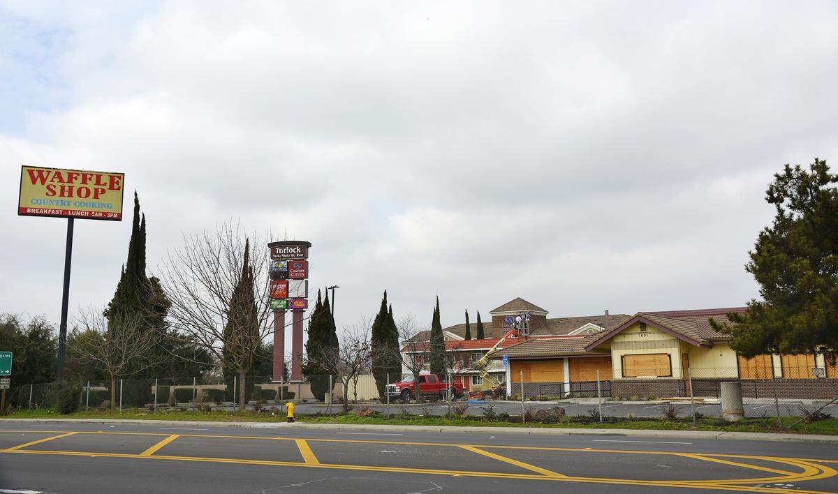 The City of Turlock has approved four marijuana dispensaries. The site of Firehouse Cooperative Inc., 1601 West Main St., pictured Jan. 23, 2020 in Turlock, Calif.