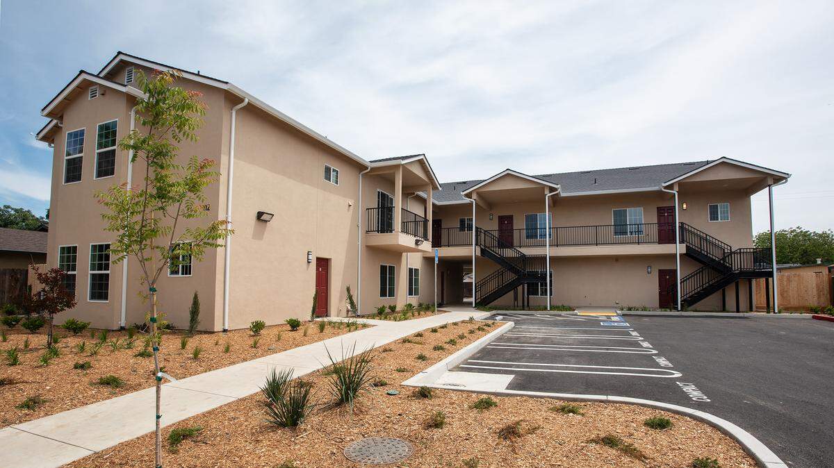 Apartments on 112 James Street n Modesto, Calif., on Thursday, May 12, 2022.