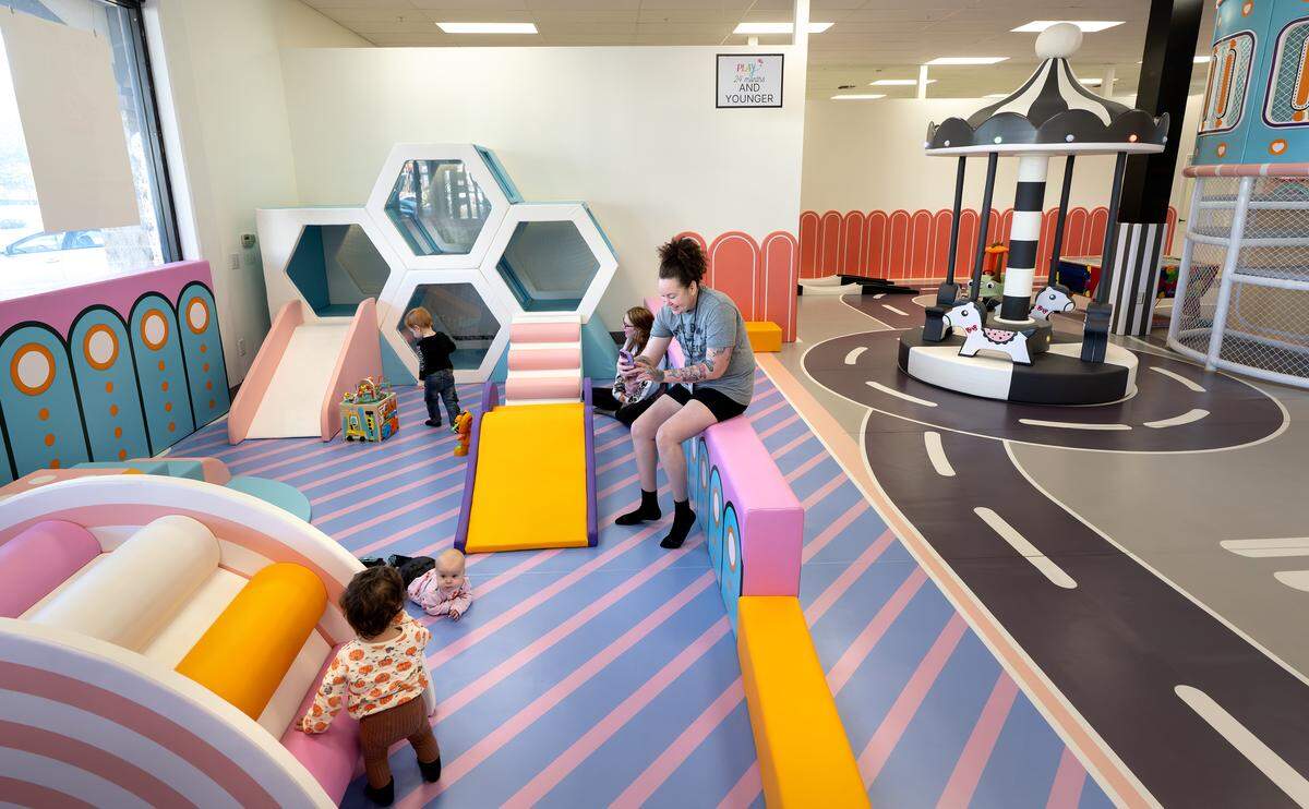 Play Turlock indoor playground on Monday, Nov. 3, 2025.