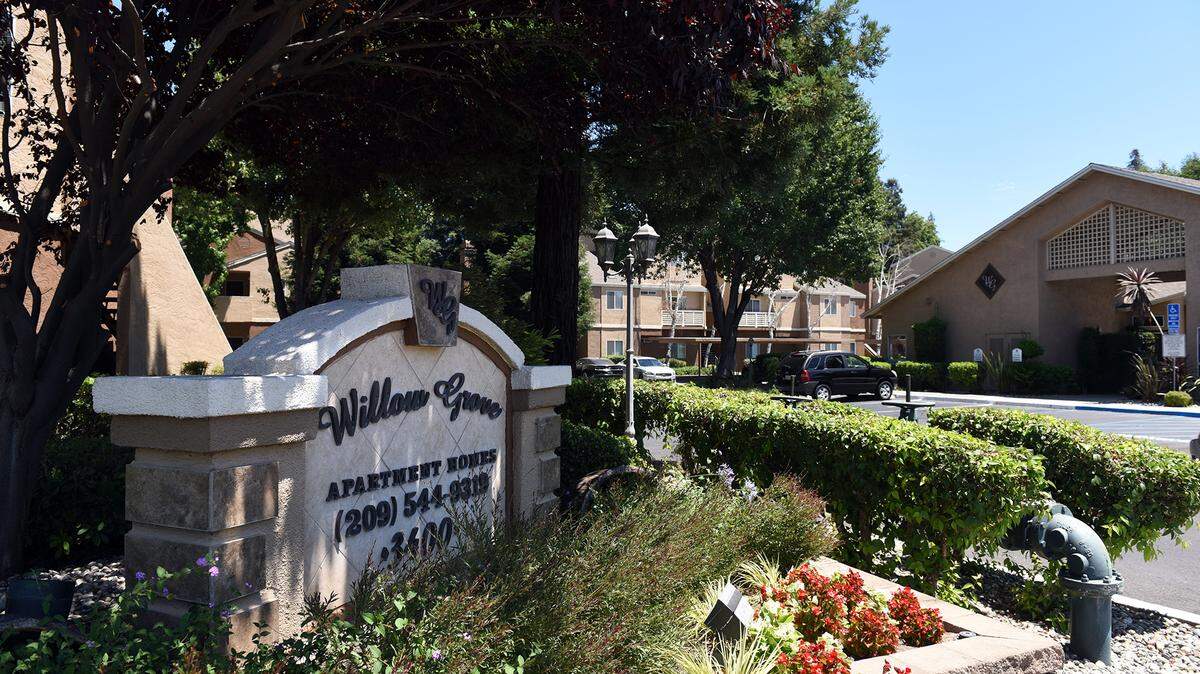 The Willow Grove apartment complex on Coffee road in Modesto, Cailf. is pictured in July of this year.