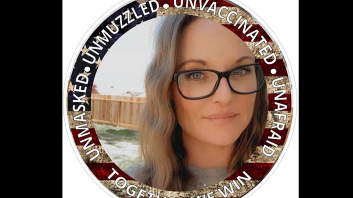 Kristen Lowery, 40, died on Sept. 15 of COVID-19, a story in the Daily Mail reported