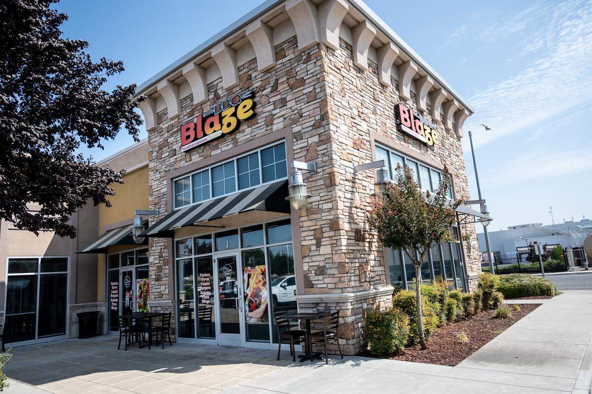 BBQ Blaze Mediterranean Fusion in Salida, Calif., on Thursday, Sept. 9, 2021.