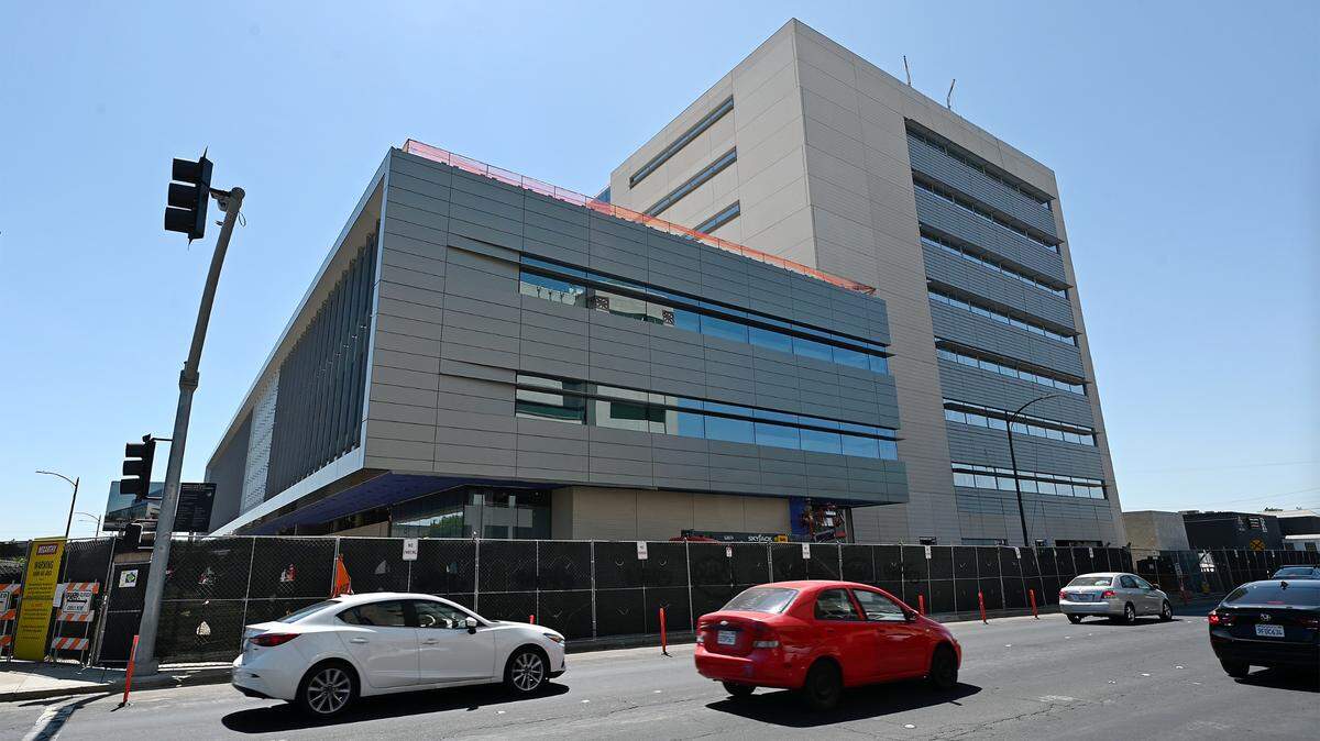 The Stanislaus County Superior Court building under construction in Modesto, Calif., Thursday, Aug.22, 2024. 