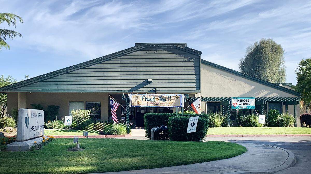 Turlock Nursing and Rehabilitation In Turlock, Calif., on Saturday, April 25, 2020.