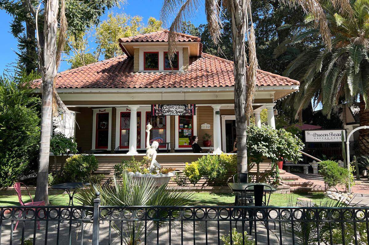 The Queen Bean Coffee House at 1126 14th St. in Modesto, Calif.