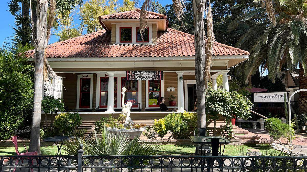 The Queen Bean Coffee House at 1126 14th St. in Modesto, Calif.