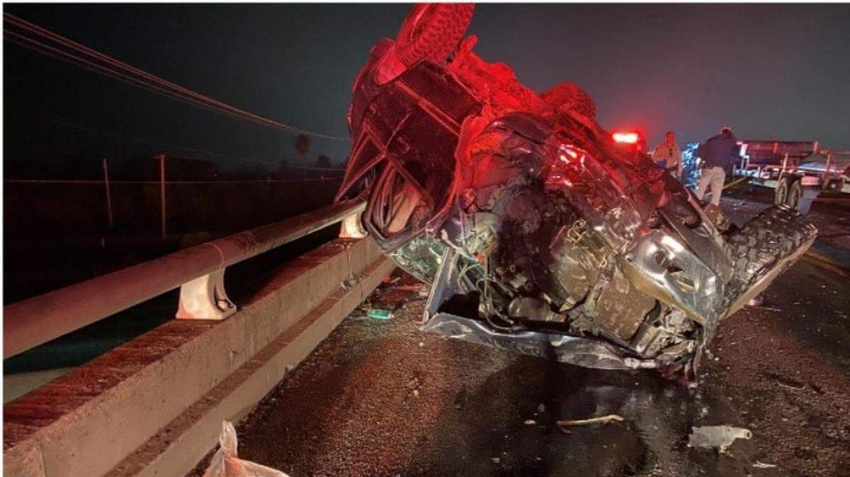 Six people were taken to hospitals after two related crashes Tuesday evening, Dec. 7, 2021, on Service Road near Ceres, according to the Modesto Fire Department.