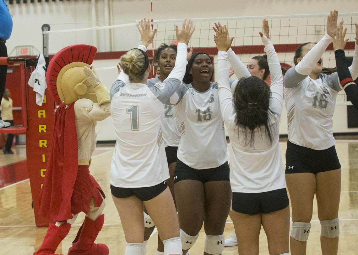 The 2018 Cal State Stanislaus women’s volleyball team finished the regular season 16-10 and was the No. 3 seed in the North Division of the California Collegiate Athletic Association.