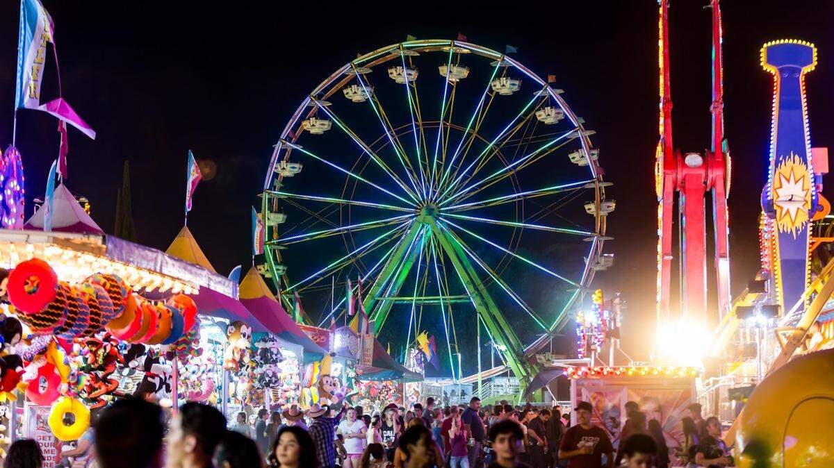 Midway at the Stanislaus County Fair