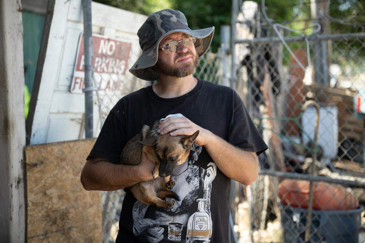 Modesto resident Alex Appleby has been rehoming 29 dogs left behind by his neighbors who died in a car accident in May. As of Friday, June 13, Appleby has found homes for 18 of the Chihuahua mixes.