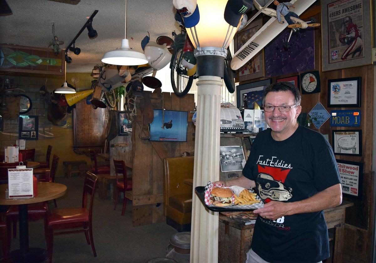 Eddie Gibson, the owner of MOAB is pictured Wednesday afternoon June 5, 2019 in his Modesto, Calif. restaurant.