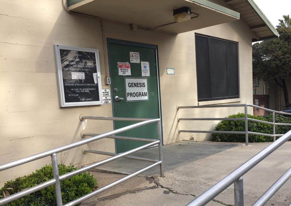 Genesis Narcotic Treatment Program clinic at the former county hospital complex on Scenic Drive in Modesto.