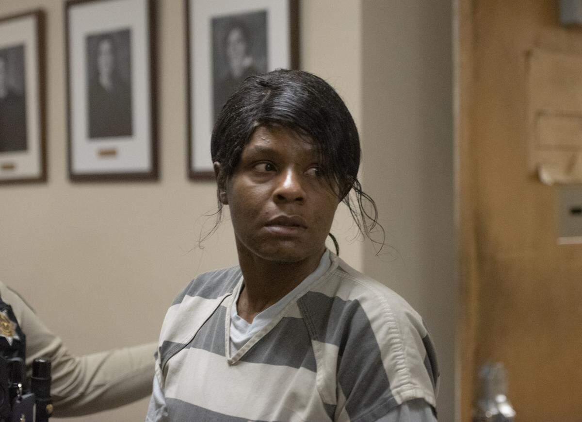 Zella Holmes, 41, is accused of fatally shooting Franklin Martin at a Howard Johnson motel in Ceres.