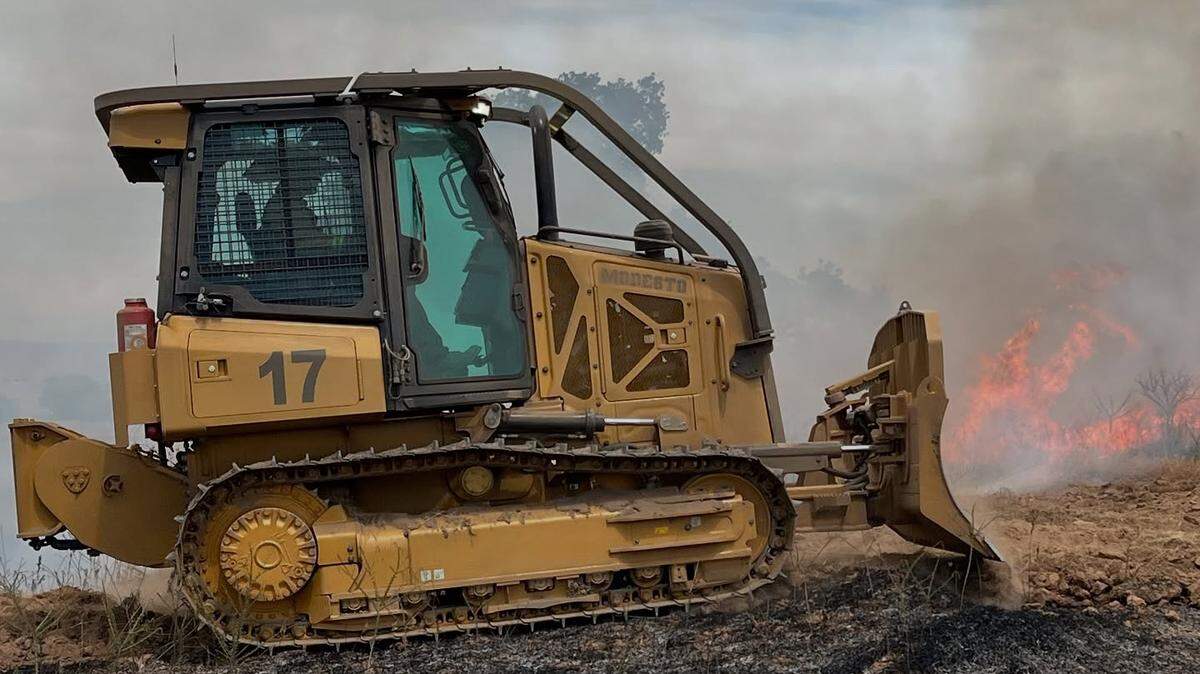 The Modesto Fire Department is hosting a Dozer Operations Academy — five days of simulated and live fire training — at the Turlock Lake State Recreational Area through May 31.