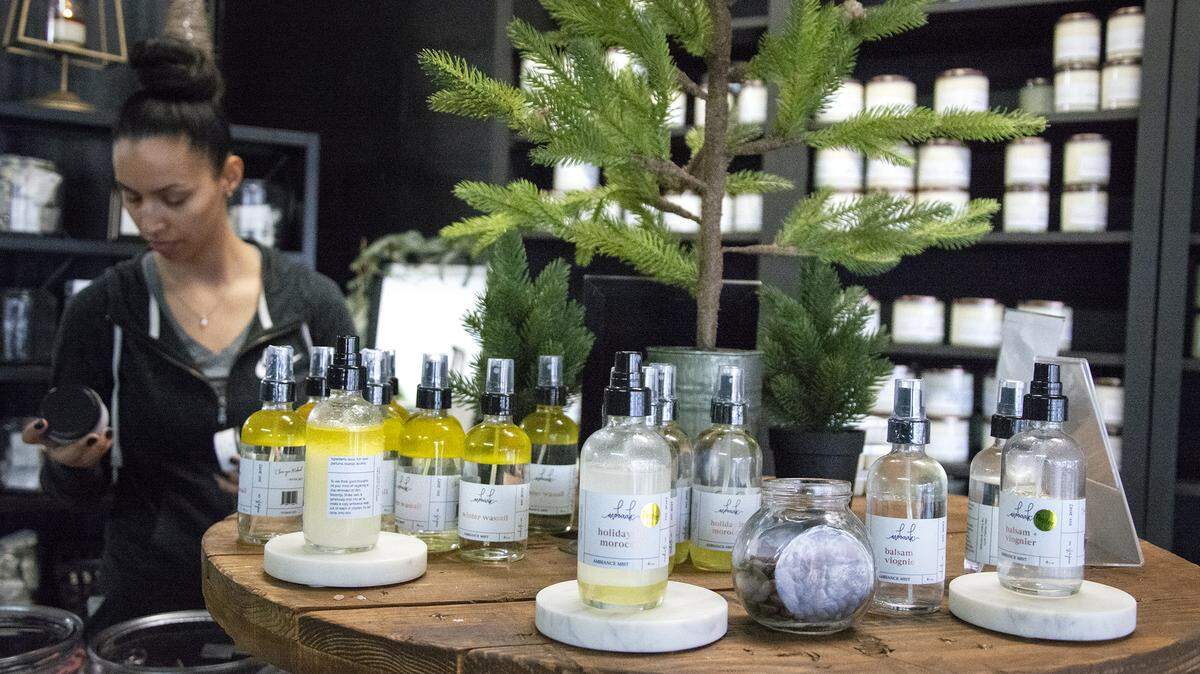 The Mobaak Aromatherapy Shoppe in Roseburg Square in Modesto, Calif.