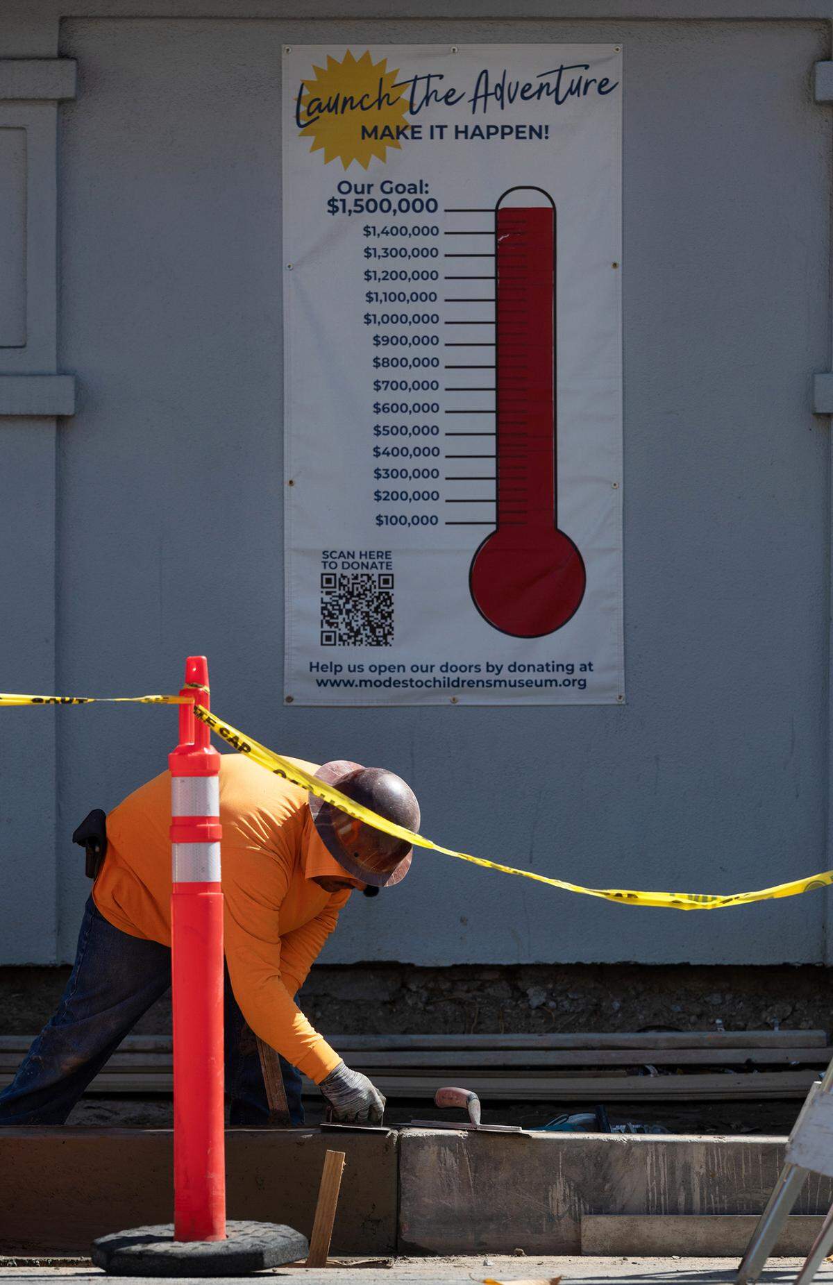 Construction on the Modesto Children’s Museum in Modesto, Calif., Friday, May 12, 2023.
