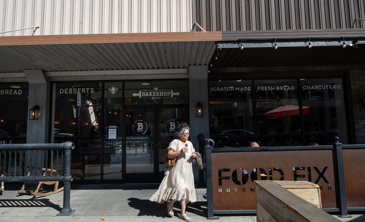 The Bakeshop bakery on 11th Street in Modesto, Calif., Thursday, Oct. 12, 2023.
