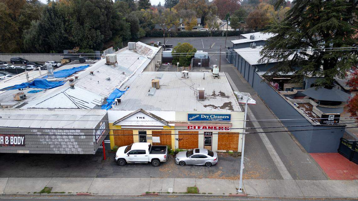 Halfords Dry Cleaners on McHenry Ave. in Modesto, Monday, Dec. 15, 2025. 