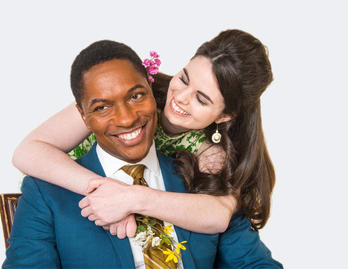 Sincée Daniels and Abby Anderson in “Guess Who’s Coming to Dinner.”