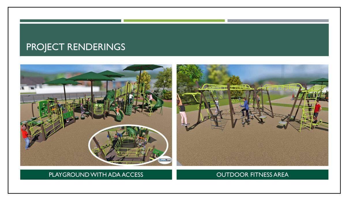Plans for phase 2 of Montana Park in Turlock include the city’s first playground with ADA access and an outdoor fitness area.