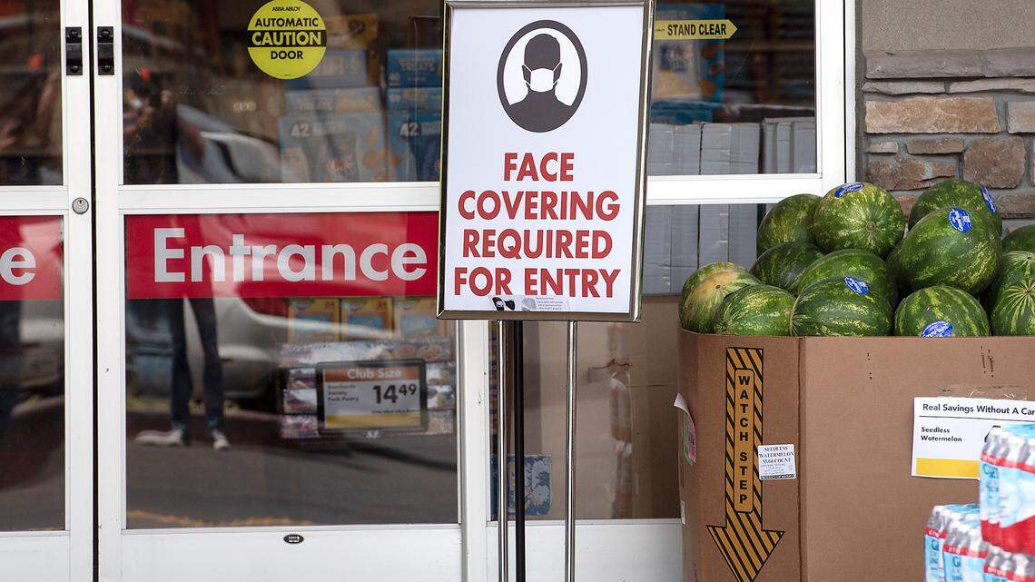 Masks are still mandatory in the county as it teeters between the red and purple tiers.