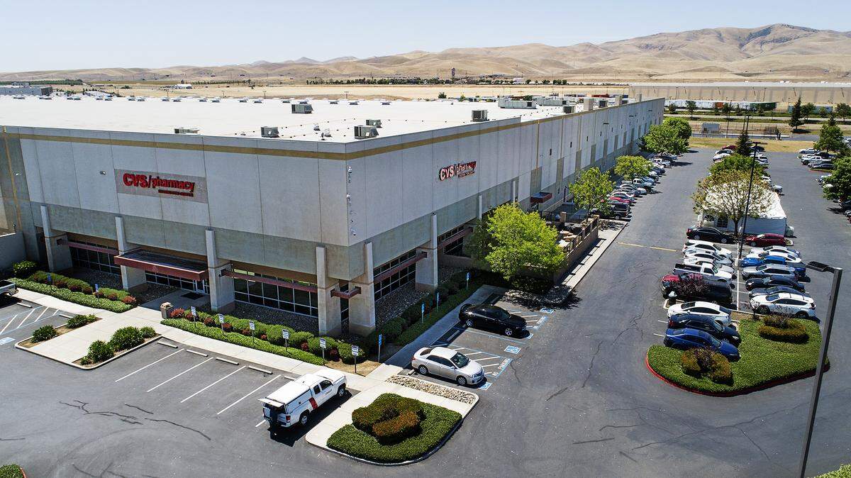 The CVS distribution warehouse in Patterson, Calif., is pictured on Tuesday May 5, 2020. Logistics, anchored in warehouse center jobs and distribution, is one of six sectors identified by Stanislaus 2030 that can provide the local economy with a much-needed boost.