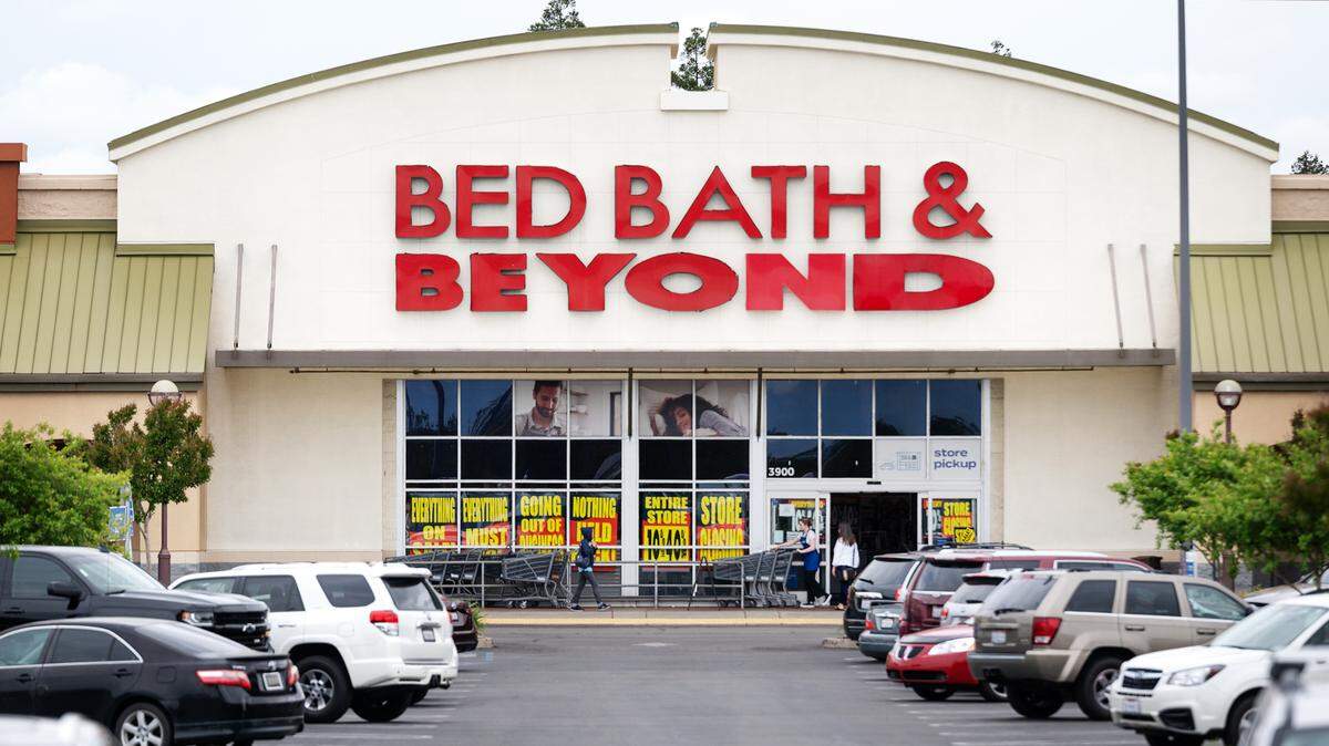 Bed Bath & Beyond has declared bankruptcy and is closing all of its stores including its Modesto, Calif., location pictured Thursday, May 4, 2023.