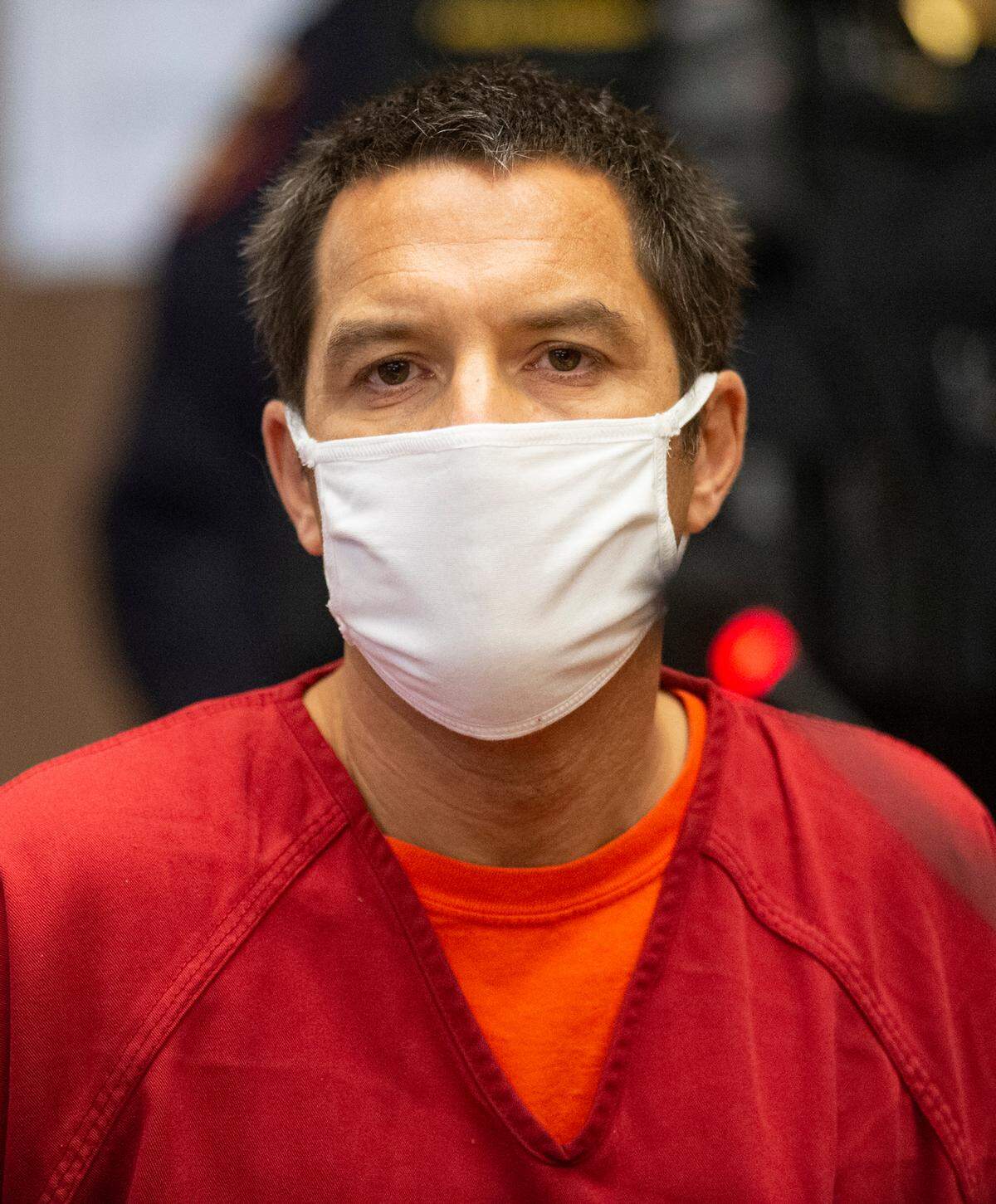 Scott Peterson is resentenced after his death penalty was overturned, in December 2021.