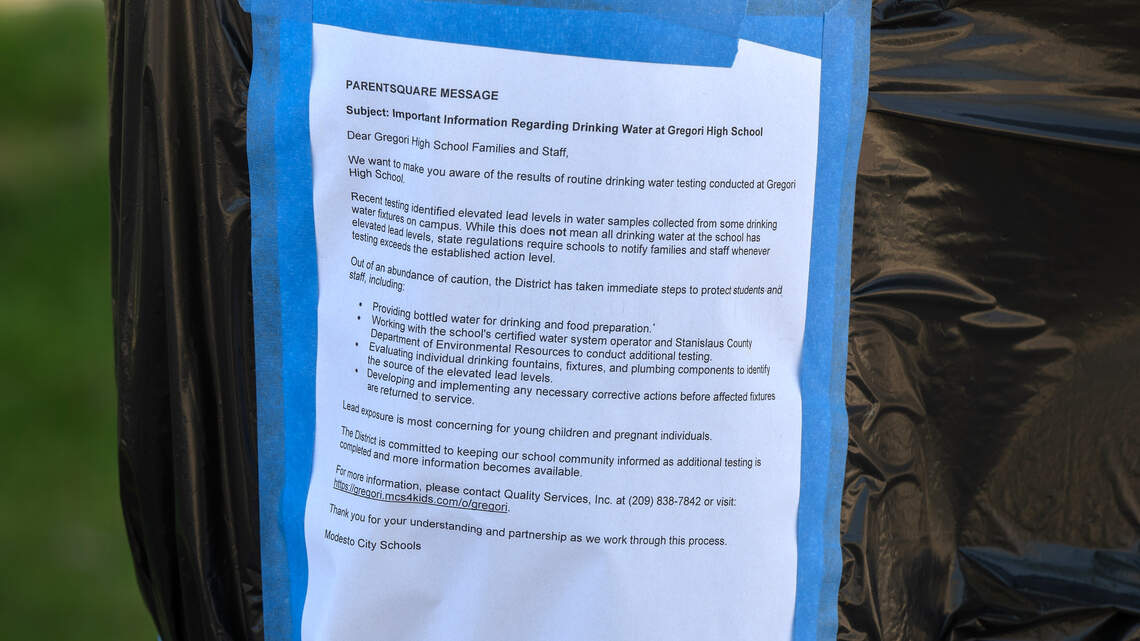 Lead contamination resolved at Gregori High ahead of school year, district says