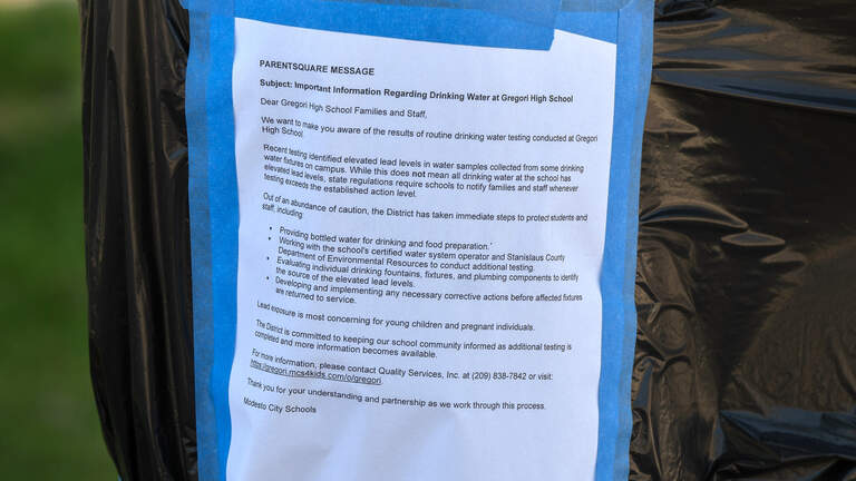 Lead contamination resolved at Gregori High ahead of school year, district says
