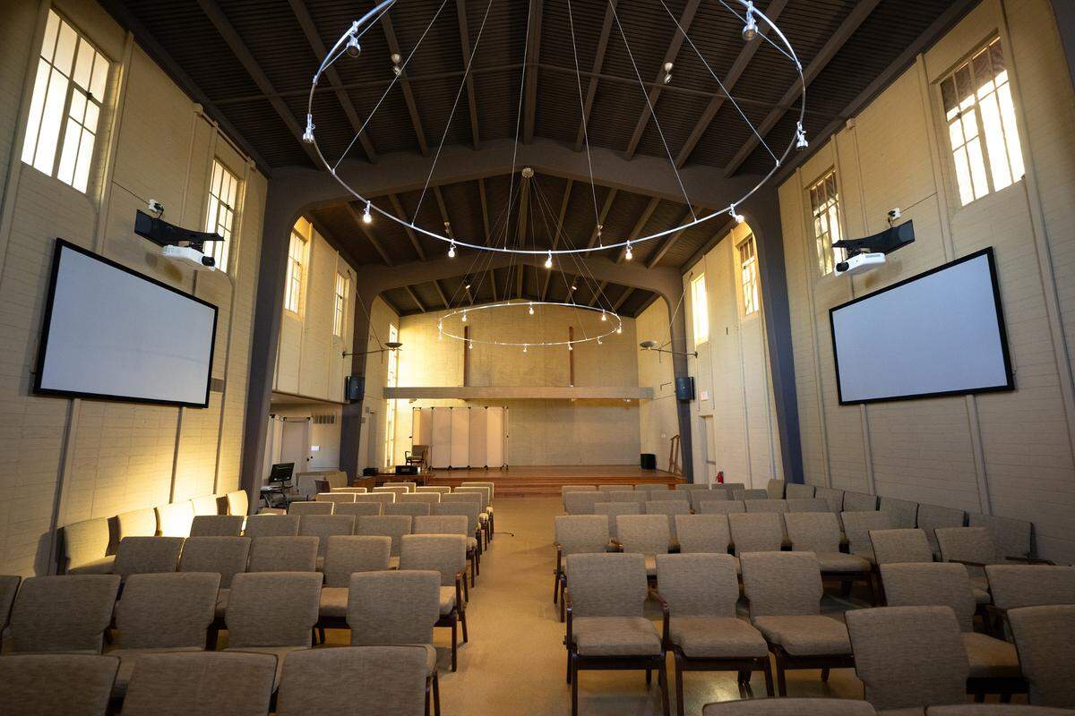 The former College Avenue United Church of Christ was bought by the members of the Hindu Temple of Modesto. Photographed in Modesto on Tuesday, Jan. 7, 2024.