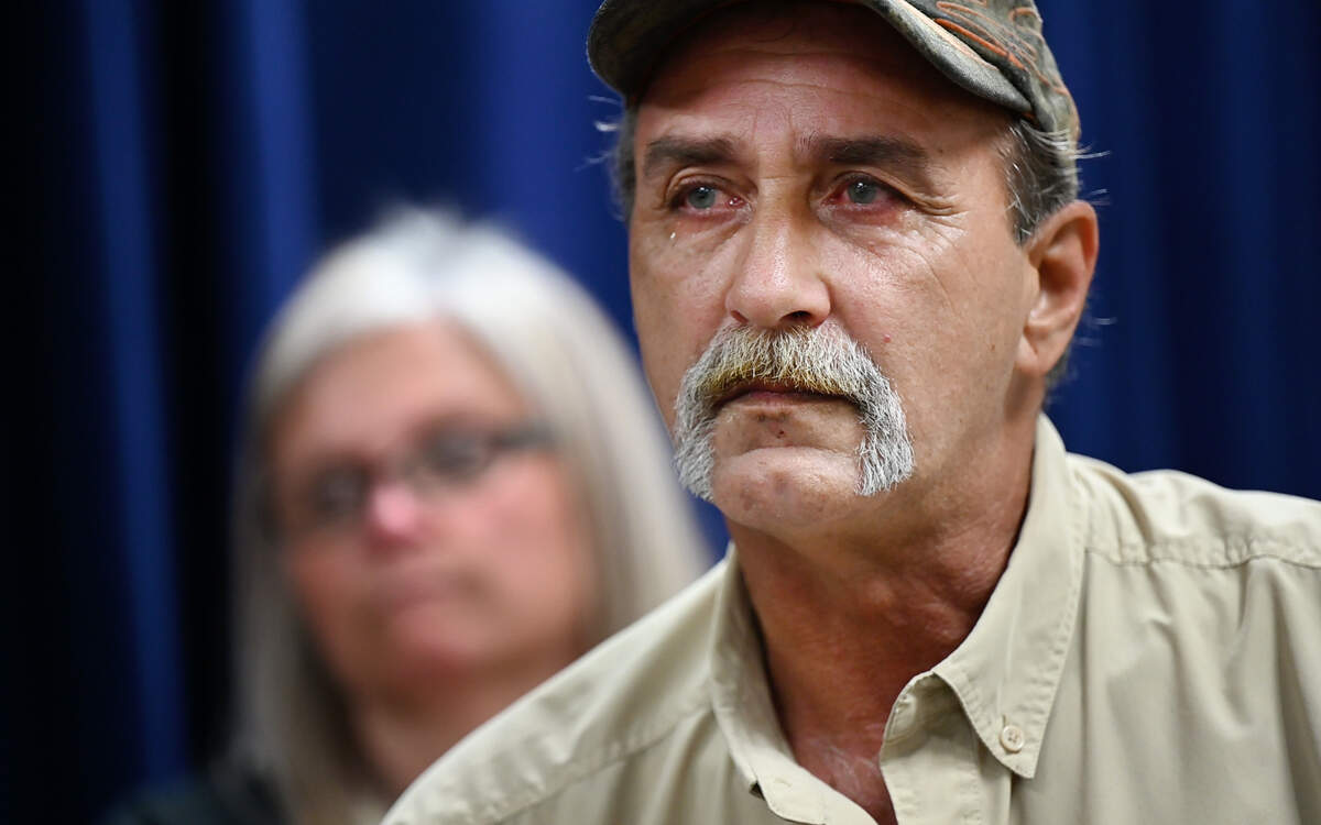 Mark Ranzo talks bout his his parents, Kathy and Phillip Ranzo. In 1979, when Mark was 10 years old, his parents were murdered in their Modesto home. Ronald Ray Anderson, involved in the killings, was granted parole during a Dec. 28, 2021, hearing. Gov. Gavin Newsom could still overturn it. The family gathered at the Stanislaus County District Attorney’s Office in downtown Modesto to make a plea to the governor to reverse the decision of the parole board. Photographed in Modesto, Calif., on Friday, March 11, 2022.