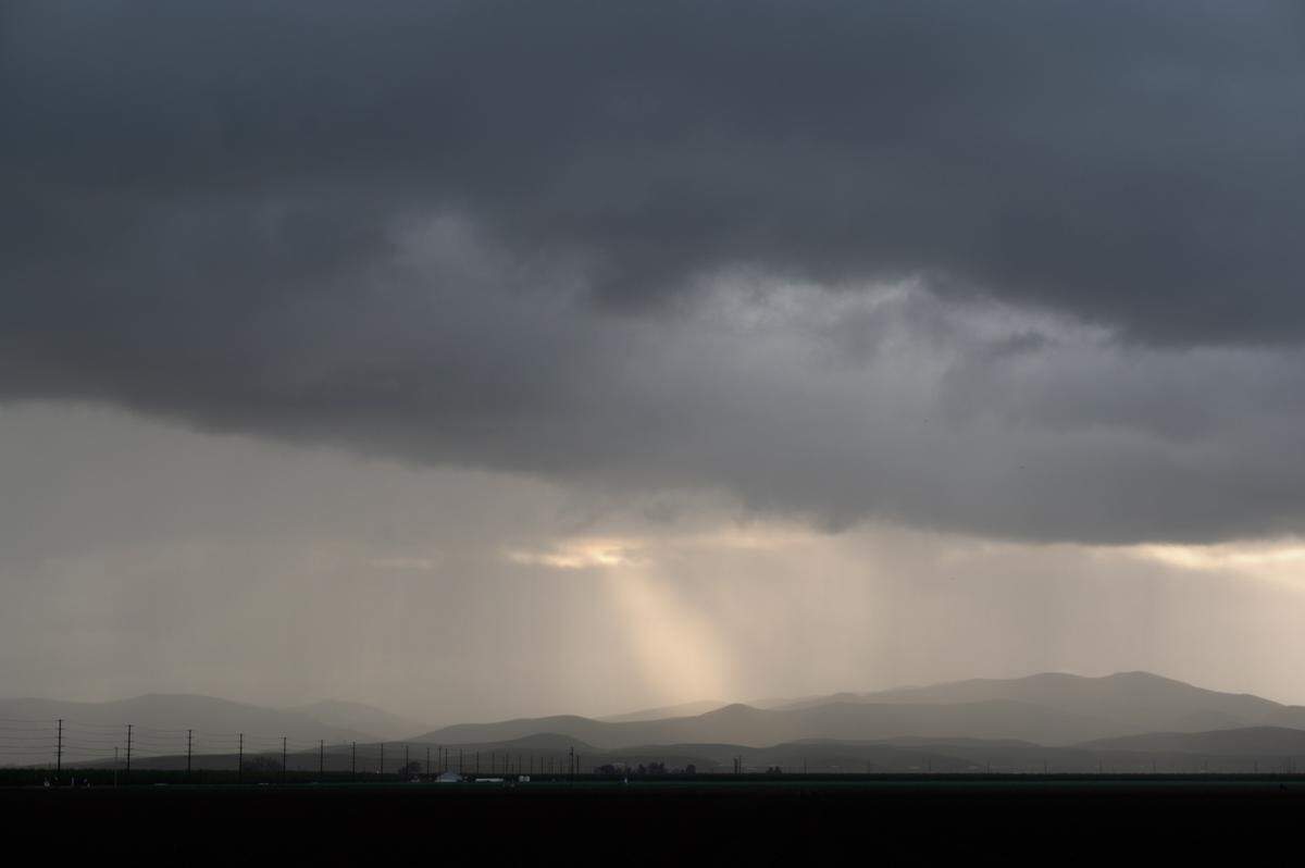 The sun illuminates the hills of the Diablo Range seen from Highway 33 west of Patterson, Calif., Wednesday, March 22, 2023.