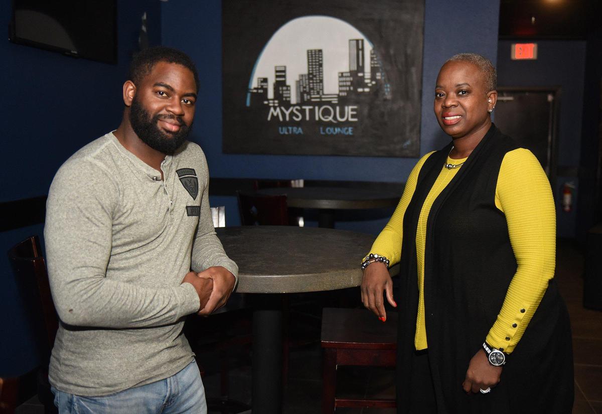 Owners David Lawson and Gia Smith are pictured on Thursday September 19, 2019 at Mystique Ultra Lounge, a restaurant and bar in Modesto, Calif. The club serves a full kitchen menu until midnight.