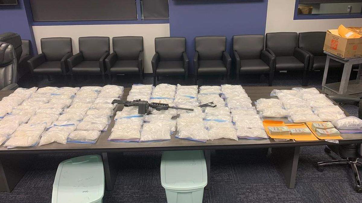 Hundreds of pounds of drugs were seized during the execution of nine search warrants as part of an operation by Modesto police with support from other agencies.