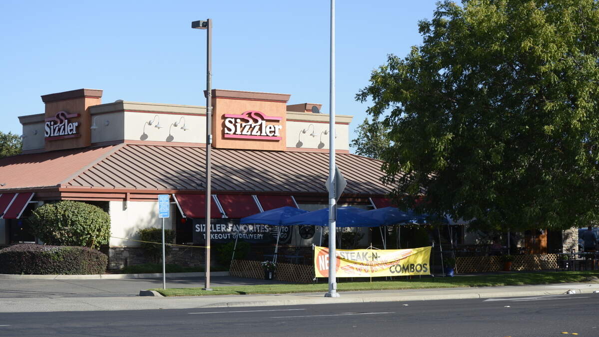 The Sizzler restaurant at 3416 Dale Rd. in Modesto, California
