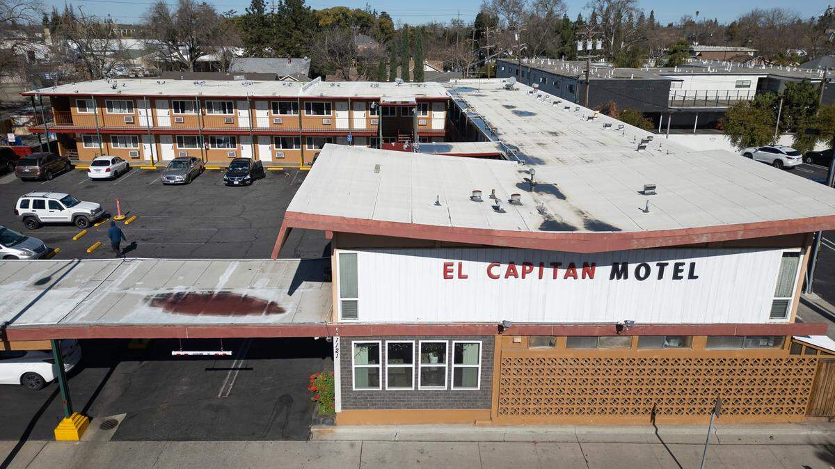 El Captain Motel in Modesto, Wednesday, Feb. 5, 2025.