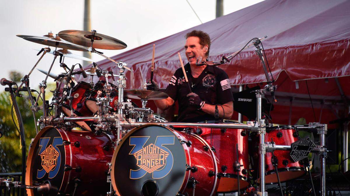 Kelly Keagy of the Night Ranger performs earlier this year in Miami. Night Ranger plays this weekend at the Turlock Community Theater.