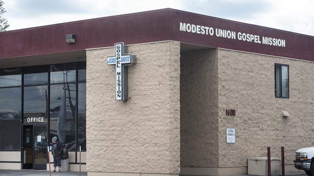 Modesto Gospel Mission in Modesto, Calif., on Wednesday, March 18, 2020.