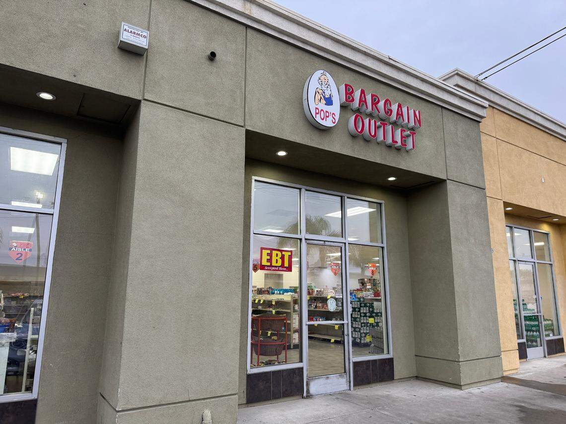 Pop’s Bargain Outlet in Ceres on March 12, 2025.