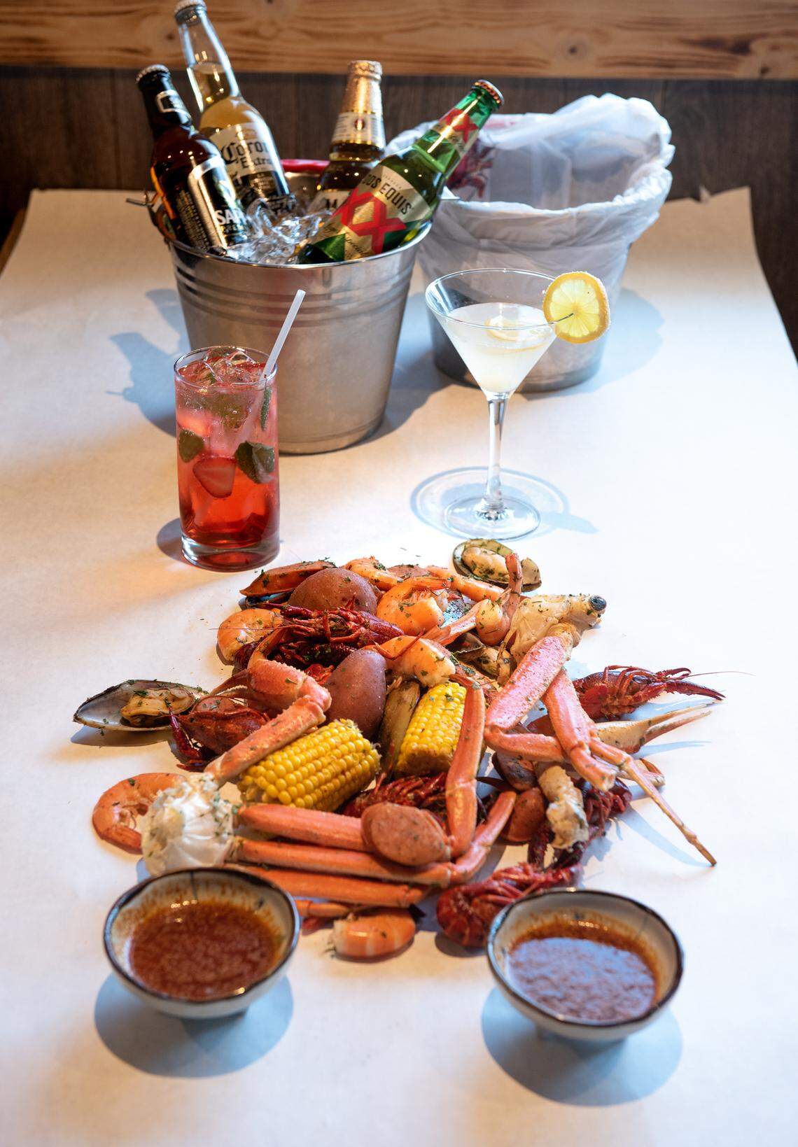 Akitaca Crab restaurant in Modesto, Calif., on Wednesday, March 16, 2022.